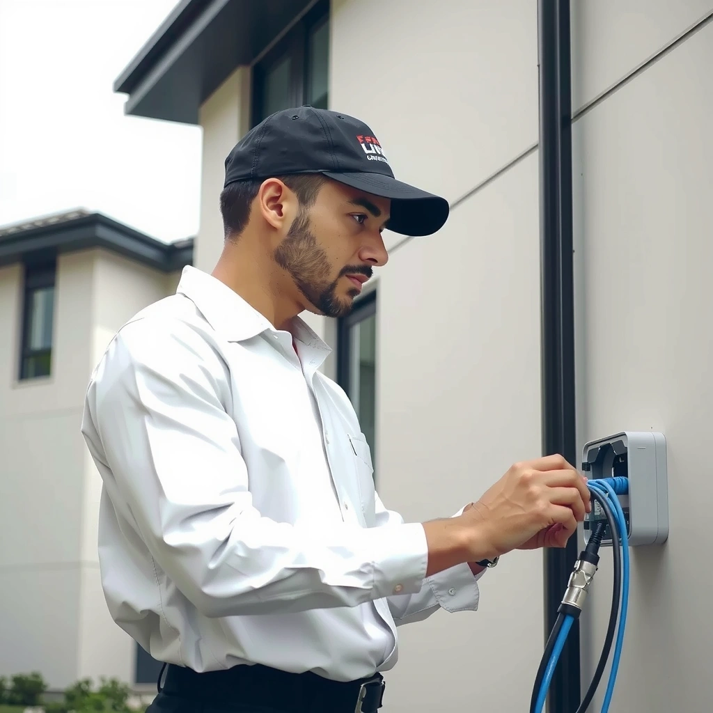 Installazione fibra ottica